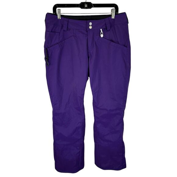 Volcom Nimbus Snowboarding Pants Purple Size Medium 5000MM Adjustable Waist - Picture 1 of 12
